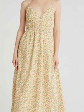 NWOT Wayf Floral Cotton Sundress Sz M